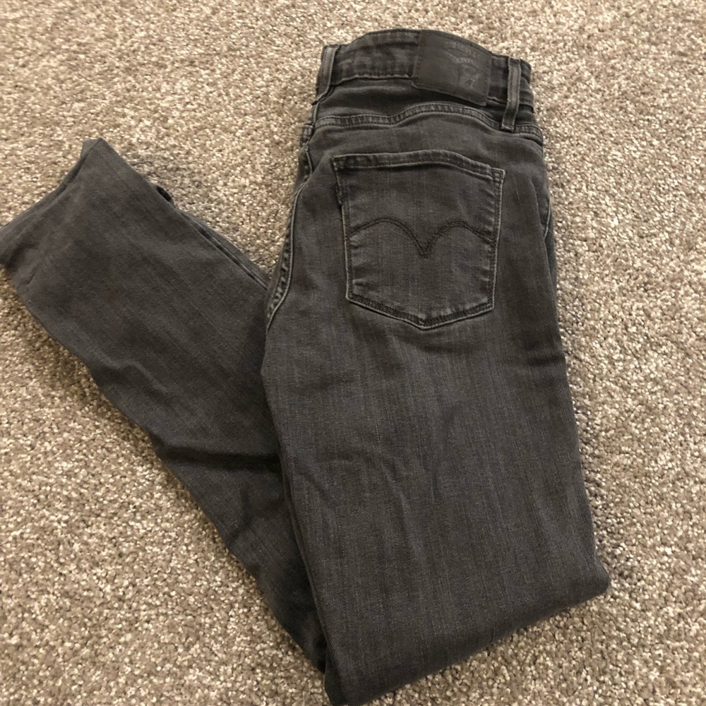 High rise Levi skinny jeans